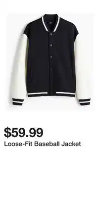 H&M Loose-Fit Baseball Jacket offer