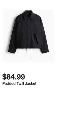 H&M Padded Twill Jacket offer