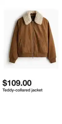 H&M Teddy-collared jacket offer