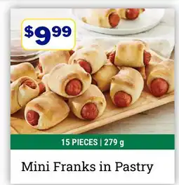 M & M Food Market Mini Franks in Pastry offer