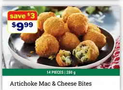 M & M Food Market Artichoke Mac & Cheese Bites offer