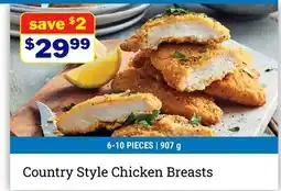 M & M Food Market Country Style Chicken Breasts offer