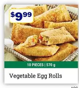 M & M Food Market Vegetable Egg Rolls offer