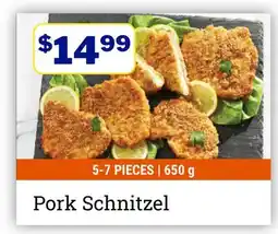 M & M Food Market Pork Schnitzel offer
