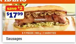 M & M Food Market Sausages offer
