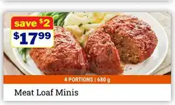 M & M Food Market Meat Loaf Minis offer