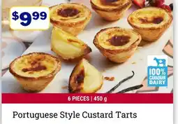 M & M Food Market Portuguese Style Custard Tarts offer