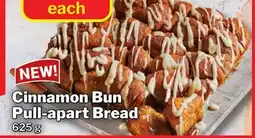M & M Food Market Cinnamon Bun Pull-apart Bread offer