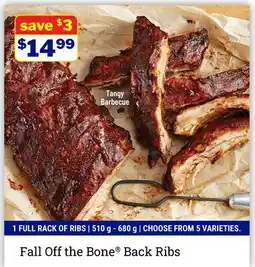 M & M Food Market Fall Off the Bone Back Ribs offer