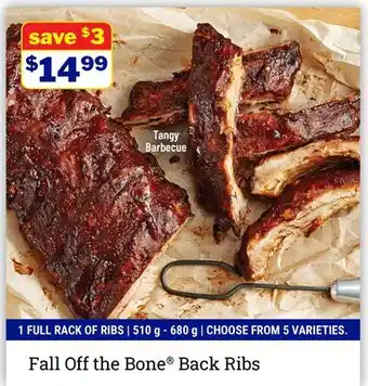 M & M Food Market Fall Off the Bone Back Ribs offer