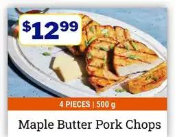 M & M Food Market Maple Butter Pork Chops offer