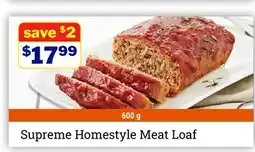 M & M Food Market Supreme Homestyle Meat Loaf offer