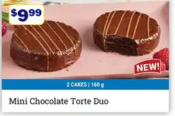 M & M Food Market Mini Chocolate Torte Duo offer