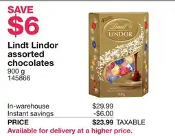 Costco Lindt Lindor assorted chocolates offer