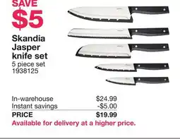 Costco Skandia Jasper knife set offer