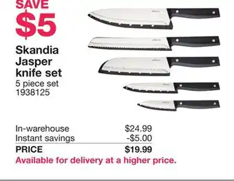 Costco Skandia Jasper knife set offer