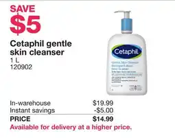 Costco Cetaphil gentle skin cleanser offer