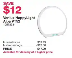 Costco Verilux HappyLight Alba VT52 offer