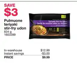 Costco Pulmuone teriyaki stir-fry udon g offer