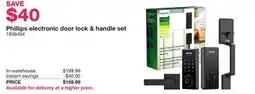 Costco Phillips electronic door lock & handle set offer
