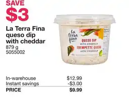 Costco La Terra Fina queso dip with cheddar offer