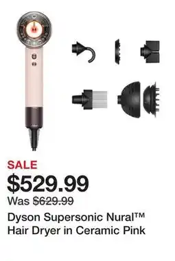 Sephora Dyson Supersonic Nural Hair Dryer in Ceramic Pink offer