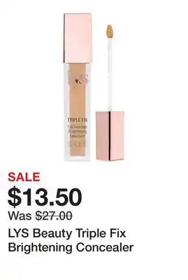 Sephora LYS Beauty Triple Fix Brightening Concealer offer
