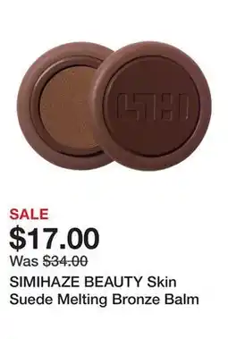 Sephora SIMIHAZE BEAUTY Skin Suede Melting Bronze Balm offer