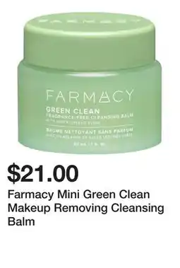 Sephora Farmacy Mini Green Clean Makeup Removing Cleansing Balm offer