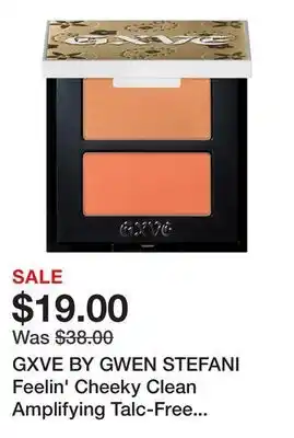 Sephora GXVE BY GWEN STEFANI Feelin' Cheeky Clean Amplifying Talc-Free Blush Duo offer