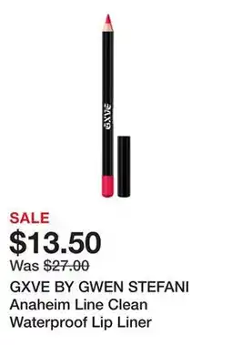 Sephora GXVE BY GWEN STEFANI Anaheim Line Clean Waterproof Lip Liner offer