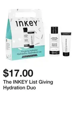 Sephora The INKEY List Giving Hydration Duo offer
