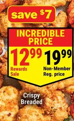 M & M Food Market Crispy Breaded offer