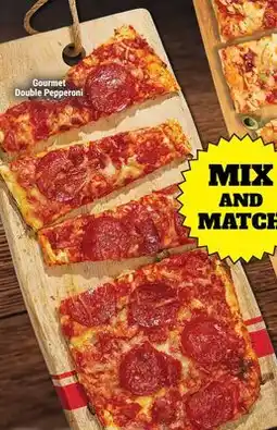 M & M Food Market Gourmet Double Pepperoni Flatbread offer