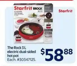 Walmart The Rock 3L electric dual-sided hot pot offer