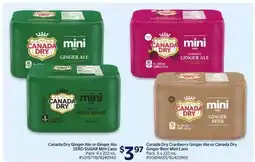 Walmart Canada Dry Mini Cans offer