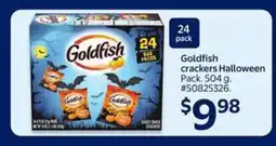 Walmart Goldfish crackers Halloween Pack offer