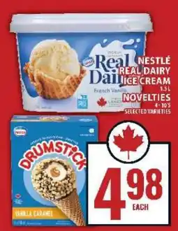 Food Basics Nestlé Real Dairy Ice Cream & Novelties offer