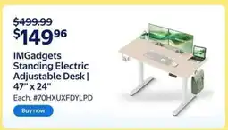 Walmart IMGadgets Standing Electric Adjustable Desk offer