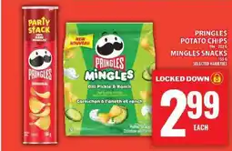 Food Basics Pringles Potato Chips / Mingles Snacks offer