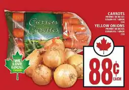 Food Basics Carrots and Yellow Onions offer