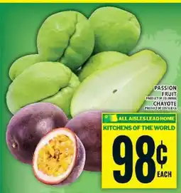 Food Basics Passion Fruit and Chayote offer