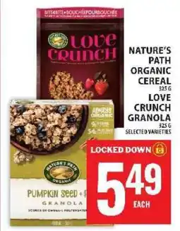 Food Basics NATURE’S PATH ORGANIC CEREAL offer