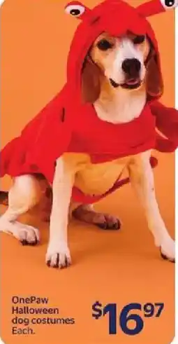 Walmart OnePaw Halloween dog costumes offer