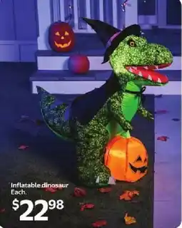 Walmart Inflatable dinosaur offer