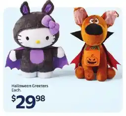 Walmart Halloween Greeters offer