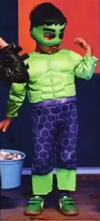 Walmart Toddlers' Hulk costume offer