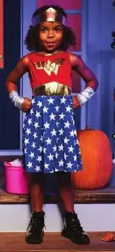 Walmart Girls' Wonder Woman dress costume offer