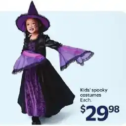 Walmart Kids' spooky costumes offer