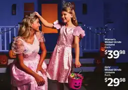 Walmart Women's Wicked Glinda costume offer